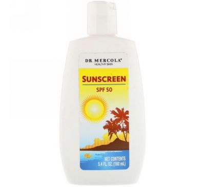 Dr. Mercola, Healthy Skin, Sunscreen, SPF 50, 5.4 fl oz (160 g)