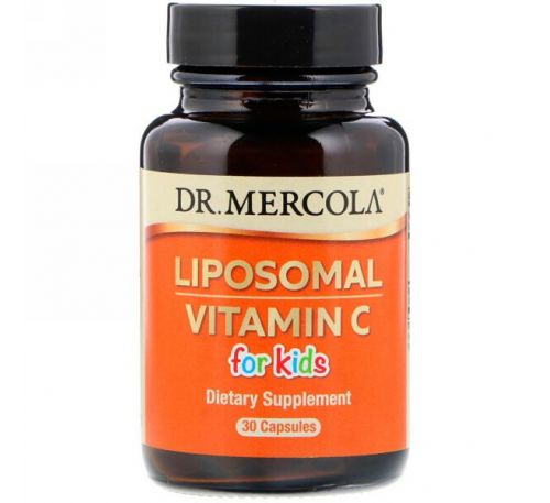 Dr. Mercola, Липосомальный витамин С для детей, 30 капсул