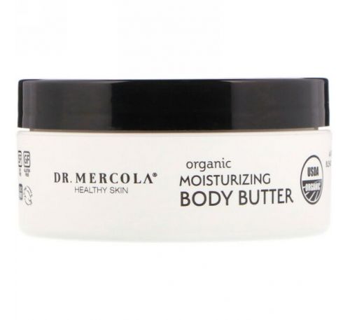 Dr. Mercola, Organic Moisturizing Body Butter, Unscented, 4 oz (113 g)