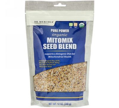 Dr. Mercola, Органическая смесь Mitomix Seed Blend, 12 унций (340 г)