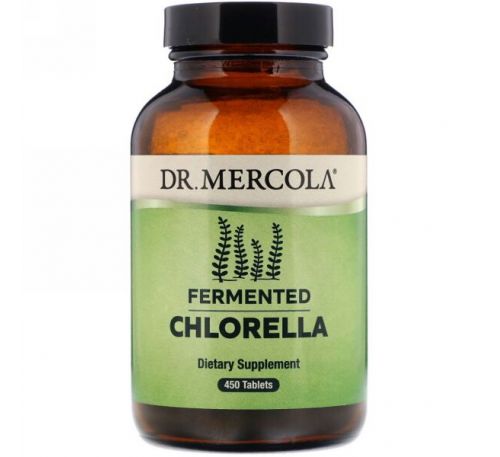 Dr. Mercola, ферментированный экстракт хлореллы, 450 таблеток