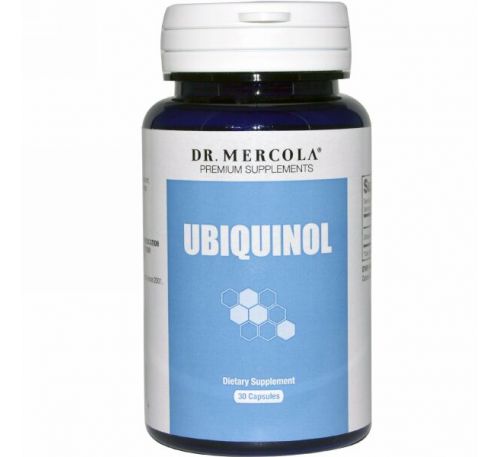 Dr. Mercola, убихинол, 100 мг, 30 капсул