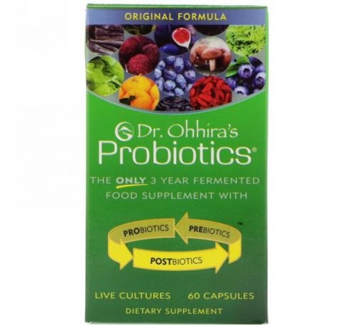 Dr. Ohhira's, Пробиотики, оригинальная рецептура, 60 капсул