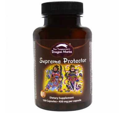 Dragon Herbs, Supreme Protector, 500 мг, 100 растительных капсул