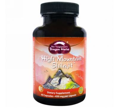 Dragon Herbs, Высокогорное мумие, 450 мг, 60 капсул