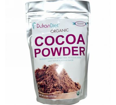 Dukan Diet, Органический порошок какао, 8 унций (227 г)
