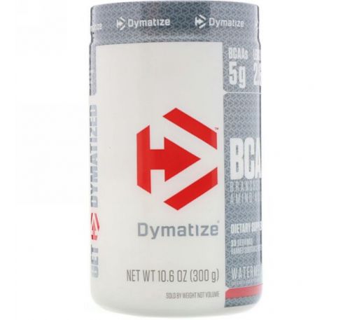 Dymatize Nutrition, BCAA — аминокислоты с разветвленной цепью, 300 г