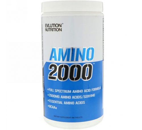 EVLution Nutrition, Amino 2000, 480 таблеток