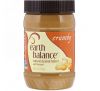 Earth Balance, Натуральное арахисовое масло с льняным семенем, хрустящее,  16 унции (453 г)