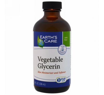 Earth's Care, глицерин из овощей, 8 жидких унций (236 мл)