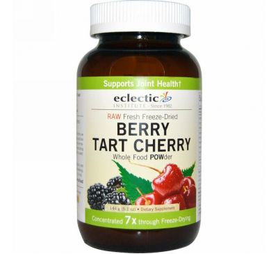 Eclectic Institute, Berry Tart Cherry, цельнопищевой порошок из вишни, 5,1 унций (144 г)