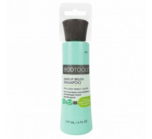EcoTools, Шампунь для удаления загрязнений с кистей для макияжа, 6 жидк. унц. (177 мл)