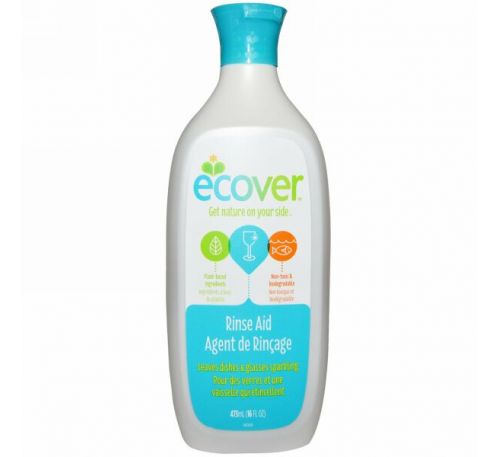 Ecover, Rinse Aid, 16 жидких унций (473 мл)