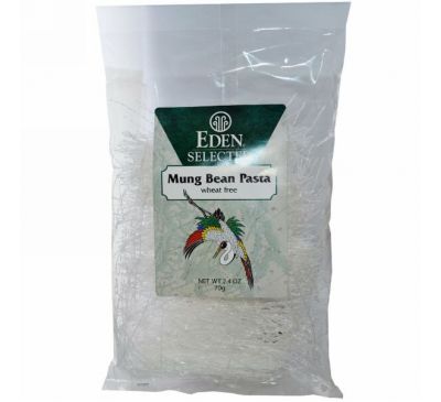 Eden Foods, Отборные макароны из бобов мунг, 2,4 унции (70 г)