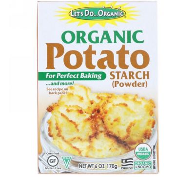 Edward & Sons, Let's Do Organic, органический картофельный крахмал, 170 г