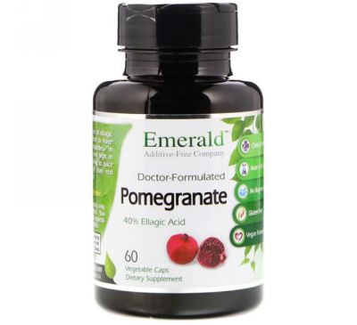 Emerald Laboratories, Pomegranate, 60 Vegetable Caps