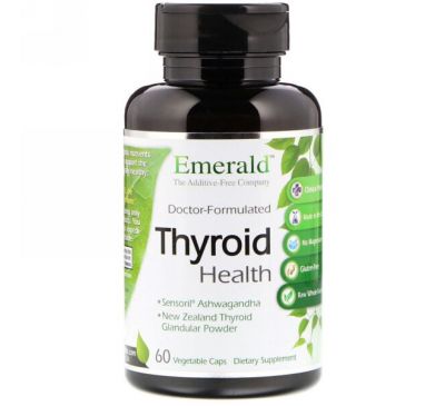 Emerald Laboratories, Здоровье щитовидной железы, 60 вегетарианских капсул
