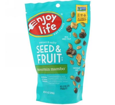 Enjoy Life Foods, Не орехи! Смесь фруктов и семян Mountain Mambo, 6 унций (170 г)
