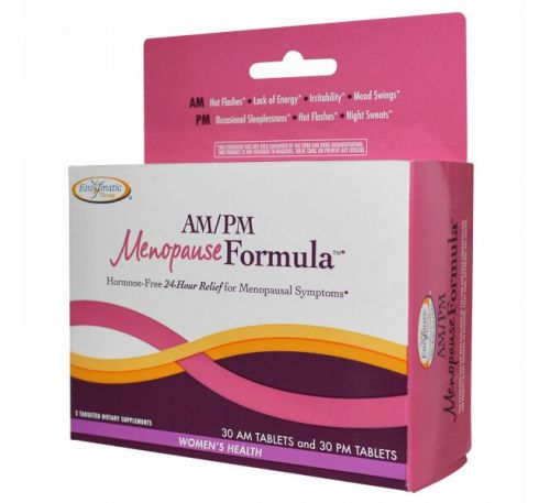 Enzymatic Therapy, AM/PM Формула менопаузы, Формула для женщин, 60 таблеток