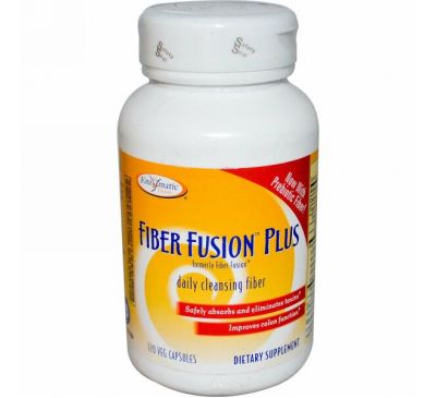Enzymatic Therapy, Fiber Fusion Plus, 120 растительных капсул