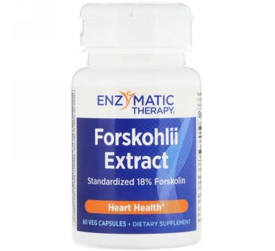 Enzymatic Therapy, Forskohlii Extract, 60 Veg Capsules