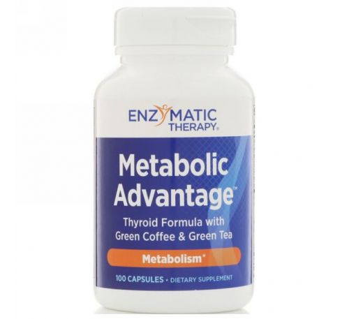 Enzymatic Therapy, Metabolic Advantage, метаболизм, 100 капсул