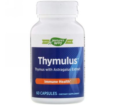 Enzymatic Therapy, Thymulus, Immune Health, 60 Capsules