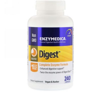 Enzymedica, Digest, 240 капсул