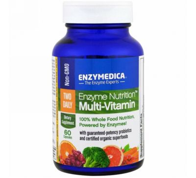 Enzymedica, Мультивитамины Enzyme Nutrition, 60 капсул