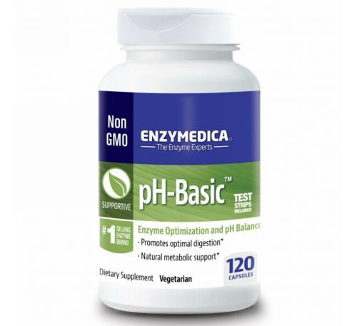 Enzymedica, pH-Basic, 120 капсул