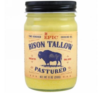 Epic Bar, Pastured Bison Tallow, 11 oz (312 g)