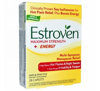 Estroven, Estroven, Максимальная сила + энергия, 28 капсул
