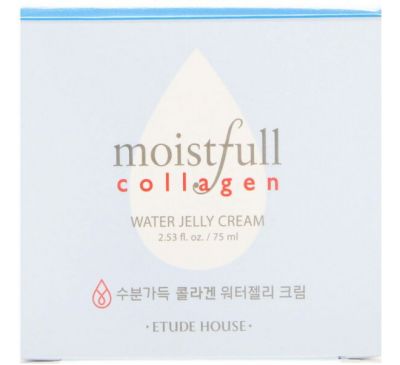 Etude House, Moistfull Collagen, Water Jelly Cream, 2.53 fl oz (75 ml)