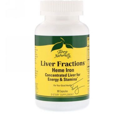 EuroPharma, Terry Naturally, Liver Fractions, 90 Capsules