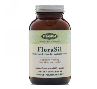 Flora, FloraSil, 90 вегетарианских капсул