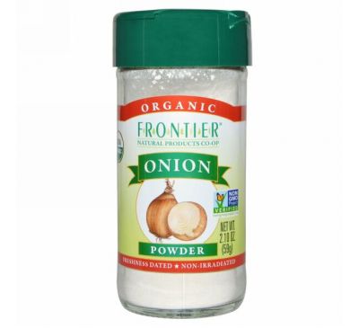 Frontier Natural Products, Органический луковый порошок, 2,10 унции (59 г)