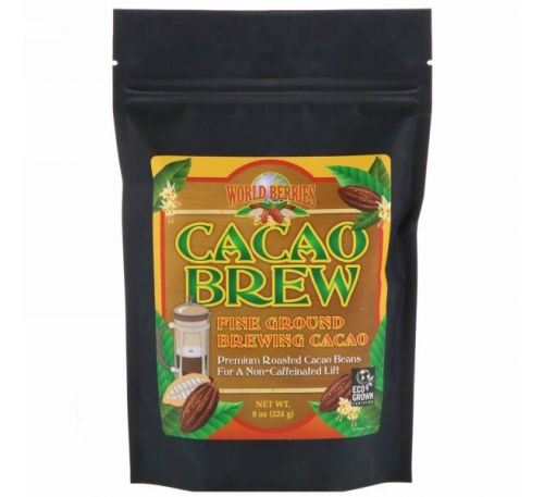 FunFresh Foods, World Berries, Cacao Brew, 8 oz (224 g)