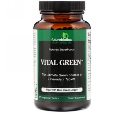FutureBiotics, Vital Green, 375 Vegetarian Tablets