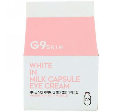 G9skin, Капсульный крем для глаз White In Milk, 30 г