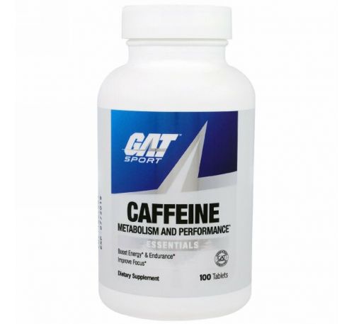 GAT, Кофеин для метаболизма и продуктивности из серии "Необходимое", 100 таблеток
