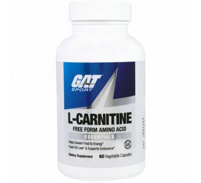 GAT, L-карнитин, 60 капсул в растительной оболочке