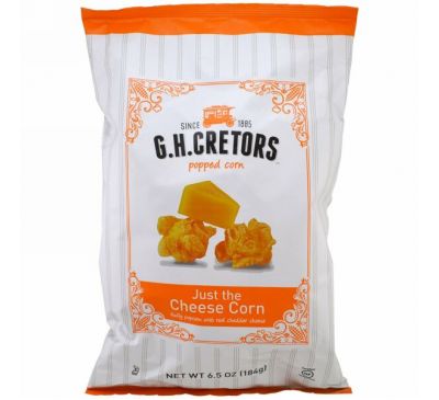 G.H. Cretors, Попкорн, только кукуруза и сыр, 184 г (6,5 унции)