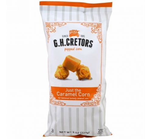 G.H. Cretors, Popped Corn, Just the Caramel Corn, 8 oz (227 g)