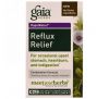 Gaia Herbs, Средство для облегчения рефлюкса, 45 быстрорастворимых жевательных таблеток