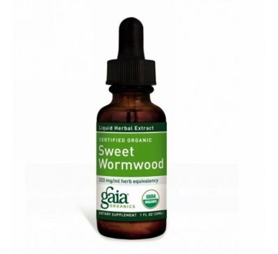 Gaia Herbs, Sweet Wormwood Herb, 1 fl oz (30 ml)