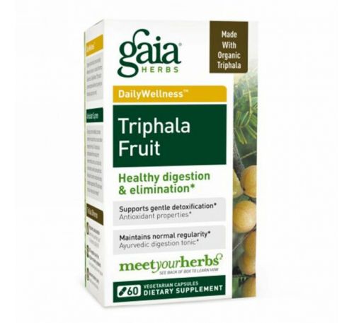 Gaia Herbs, Трифала фрукты, 60 вегетарианских капсул