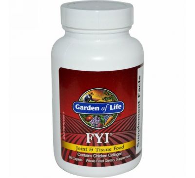 Garden of Life, FYI, Питание для суставов и соединительной ткани, 90 капсул