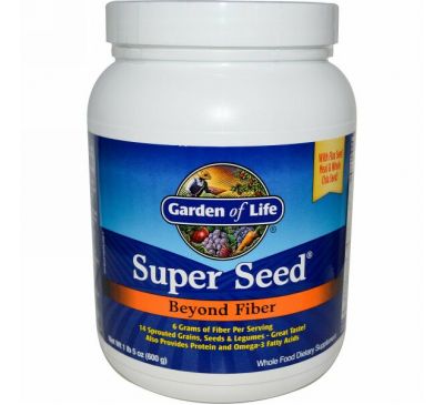 Garden of Life, Super Seed, Beyond Fiber, 620 мл (600 г)