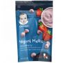 Gerber, Yogurt Melts, клубничные, дети от 8 месяцев, 1,0 унц. (28 г)