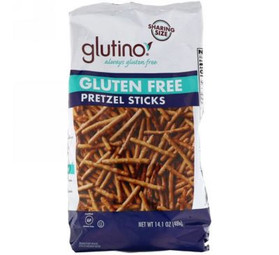 Glutino, Безглютеновая соленая соломка, 400 г